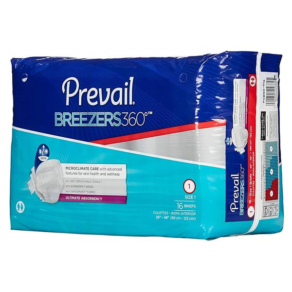 Brief Breezers360 Adult Unisex Small 26-48